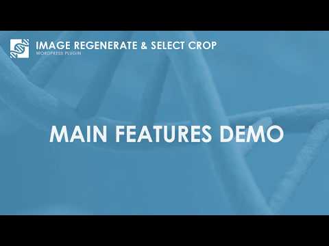 Image Regenerate & Select Crop WordPress Plugin Demo