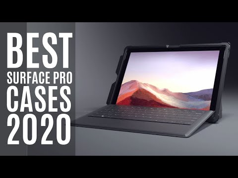 Top 10 : 2020 년 최고의 Surface Pro 케이스 / Microsoft Surface Pro 7 / 6 / 5 / 4 / LTE 케이스 및 커버