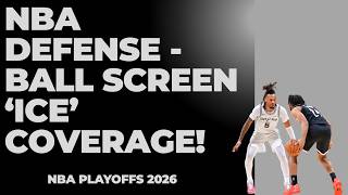 NBA Defense - ICE Ball Screen Coverage!