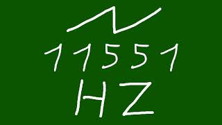 11551 hz saw