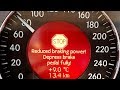 Speed of 80 km/h brakes failed on Mercedes W211/ How to stop the W211 if failure SBC system