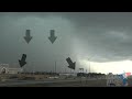 8/1/2021 • DFW Storm Chase: Microburst & Hail Hits Airport Frwy