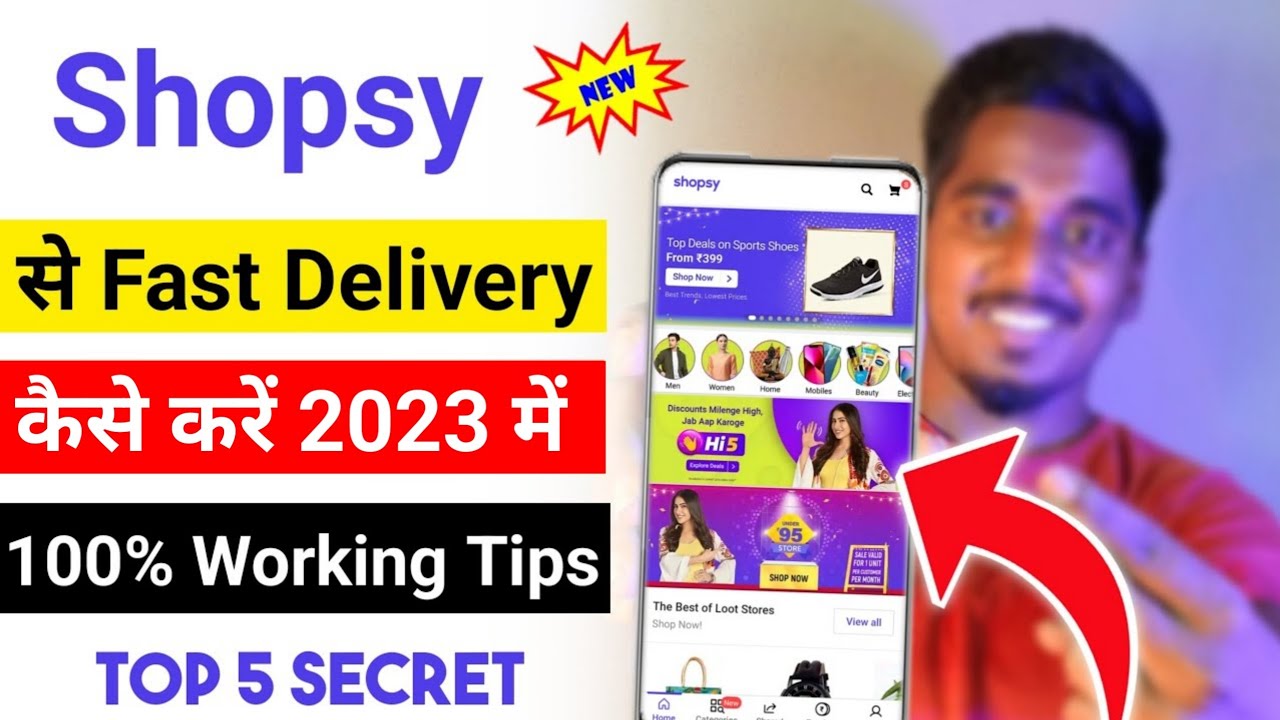 Shopsy se fast delivery kaise kare How to fast delivery in shopsy 100 working tips YouTube