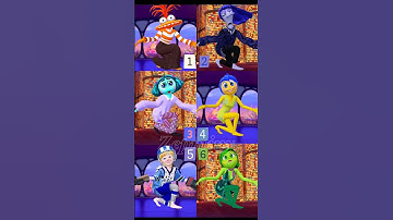 Inside Out Emotions with Riley #insideout2 #envy #ennui #anxiety #disgust #joy #animation #cartoon
