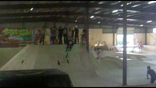 Backflip into pit Ramp Attact