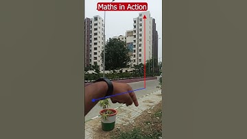 Height of a building using trigonometric | Maths Tricks