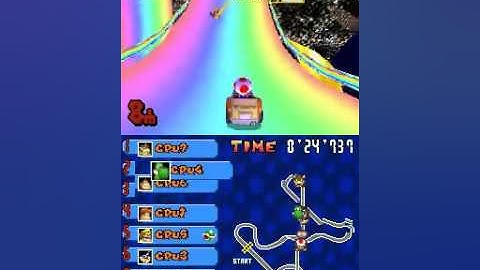 Mario Kart DS: Test 1 Course Fixed + Texture Hacked