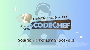 Penalty Shoot-out || CodeChef Starters 142 || CodeChef Solution