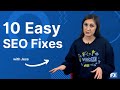 10 Easy SEO Fixes To Help Increase Your Website Traffic