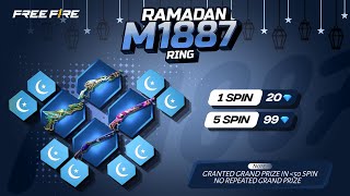 Ramadan M1887 Ring Event Free Fire 💥😮| 100% Bonus Top Up Event | Free Fire New Event | SaaD GaminG