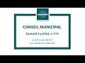 Conseil municipal  ville de vaulx en velin  4 juillet 2020