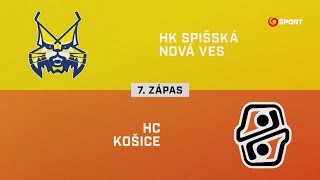 7. zápas semifinále play-off Spišská Nová Ves - Košice 2:1 (HIGHLIGHTY)