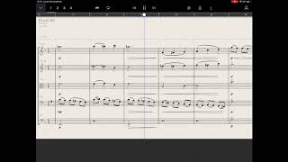 StaffPad Berlin Strings Dynamic Etude (ipad/ios version) - Music by Juan Ramos