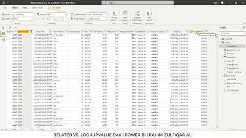 RELATED vs. LOOKUPVALUE DAX in Microsoft POWER BI | Power Pivot in Excel