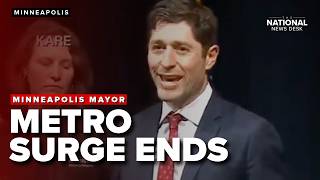 MINNEAPOLIS MAYOR highlights economic impacts of ICE surge and end of OPERATION METRO SURGE