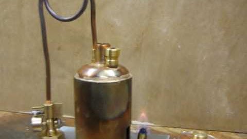 A Working Model  Oscillating Steam engine