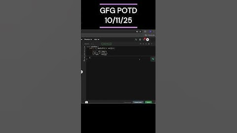 Stock Buy and Sell with Cooldown | GFG POTD | 10/11/2025 #coding #gfg #potd #java #cpp