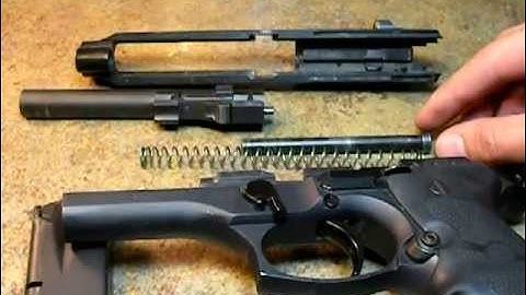 Fieldstrip  of Beretta 96