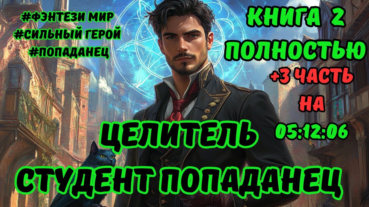 АУДИОКНИГА ПОЛНОСТЬЮ | ЦЕЛИТЕЛЬ | КНИГА 2  | ФЭНТЕЗИ | ПОПАДАНЕЦ | #аудиокнига  #аудиокниги #фэнтези