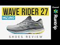【MIZUNO】人気ランニングシューズ最新作「WAVE RIDER 27」（ウェーブライダー27）登場｜フィット感が大幅に向上！前作との違いも徹底解説【シューズレビュー】#ミズノ