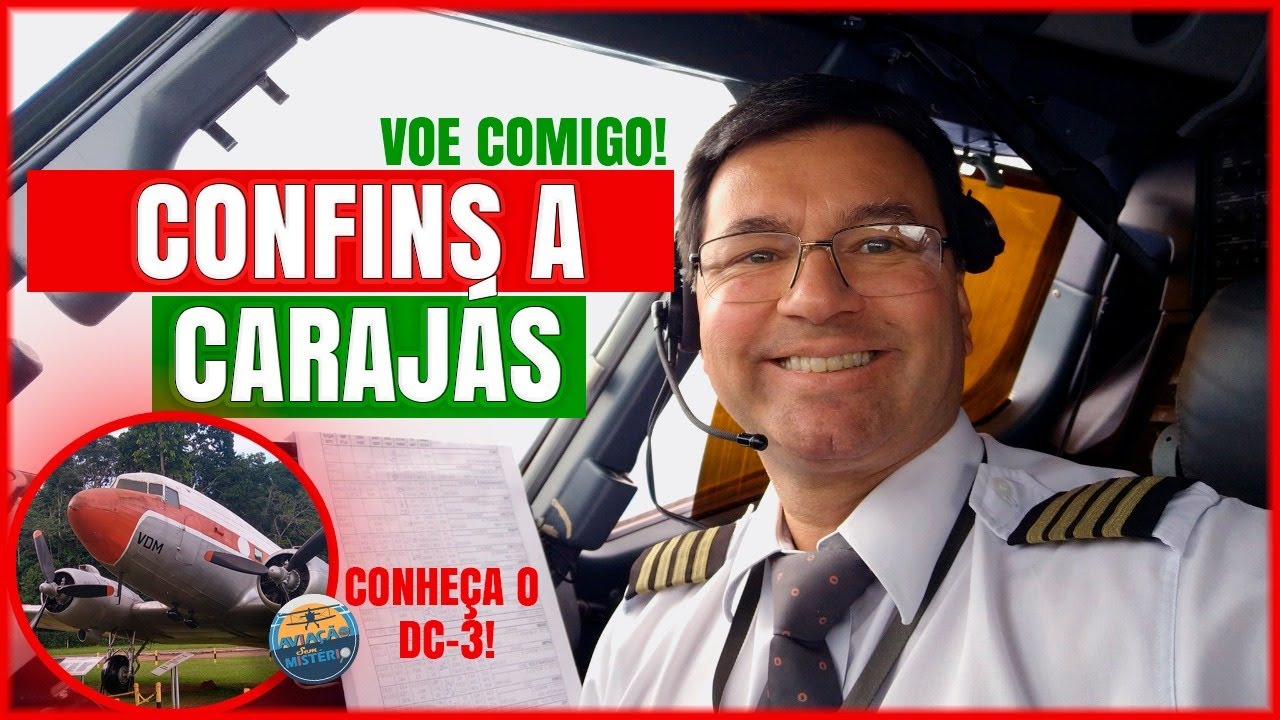 Voando de Confins a Carajás (Um Dia Como Piloto!)