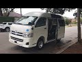 4WD 3.0 Turbo Diesel Hiace 8 seater Wheelchair access Welcab www.SunRiseCars.com.au Review