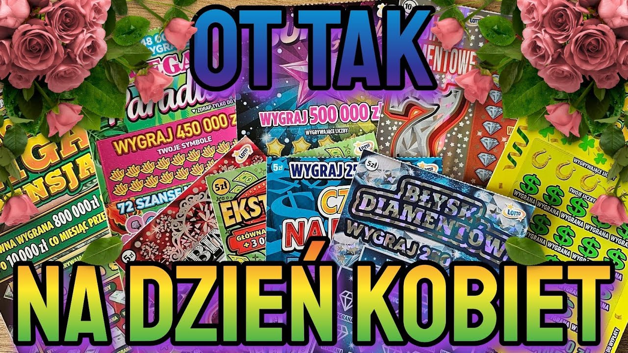 Zestaw z Dnia Kobiet za 100 zł 💐 Gwiazda znowu dała portfel 🤩😳 #zdrapki #lotto #scratch 