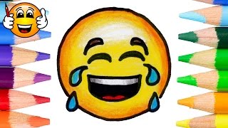 Coloring Pages For Kids Laughing Emoji Coloring Book Videos Bibabibo