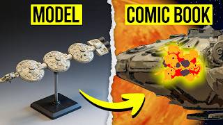I Kitbashed a Model Refinery Spaceship …Then Brought It to Life