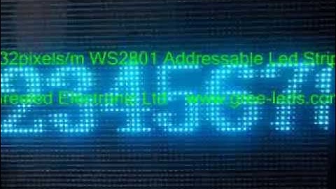 32pixels ws2801 led strip