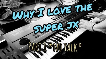 Part 1: ROLAND SUPER JX-10 *Polybrass quickie* Vintage synthesizer 80s Retro Synthwave No talk Jam