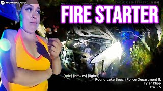 Girl Torches Neighbors House and Car, Then Calls Police