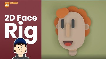 How to rig & animate a 2D face in Blender [2.9] and Inkscape [1.0]