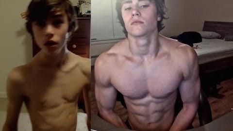 David Laid 18 Month Transformation 14-15 Year Old