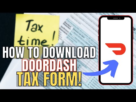 DOORDASH DRIVER - How to Get Your 1099 TAX FORM (2021 Filing)