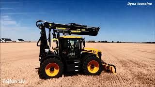 Obra Prima Grua Florestal Tajfun Para Trator