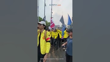 Mahasiswa Pulang dengan Tertib Usai Aksi di Gedung DPR