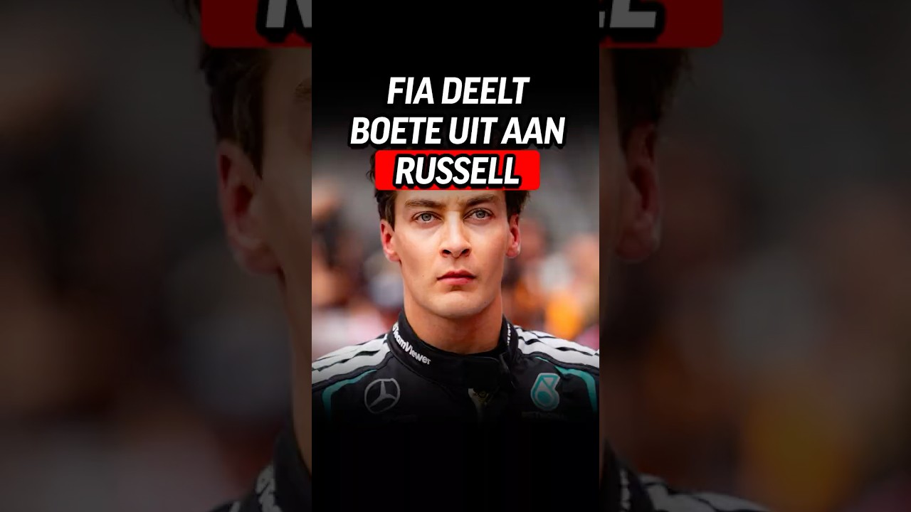 FIA deelt boete uit aan Russell voor frustraties na uitvalbeurt #f1 #russell #mercedes