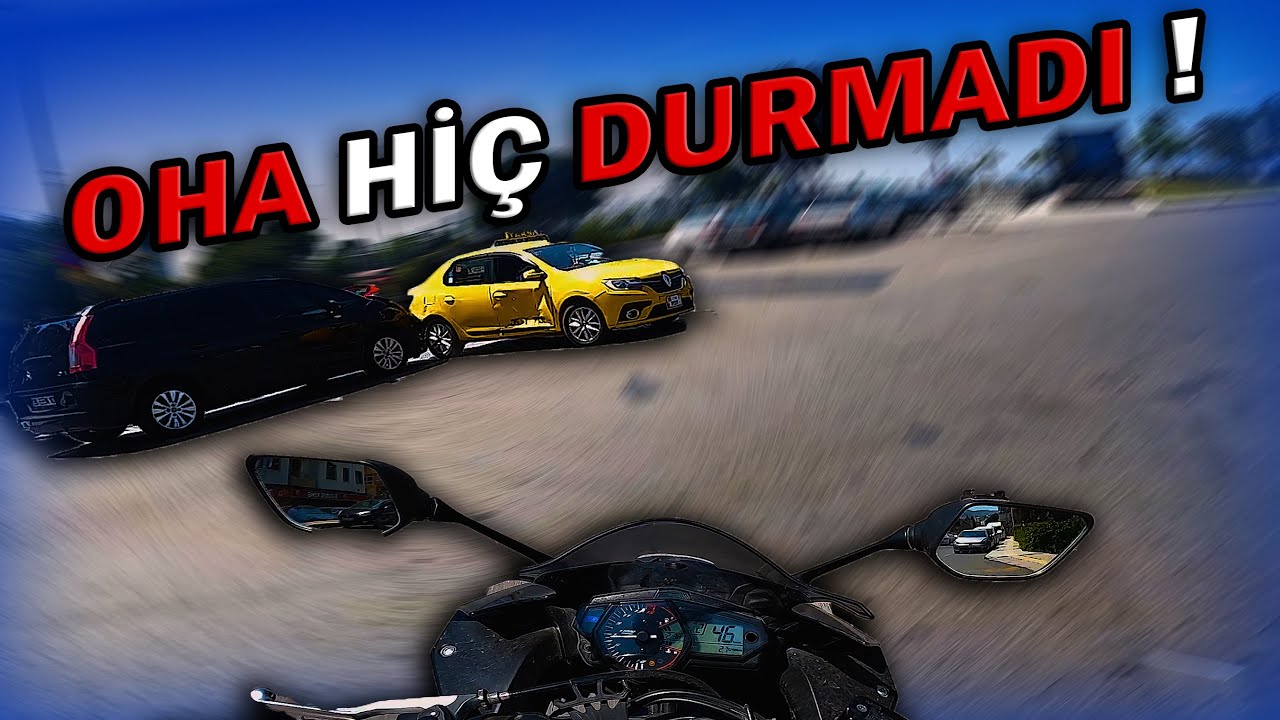 POLİSİN ÖNÜNDE KAZA | FRENLERİM TUTMUYOR | MOTOVLOG