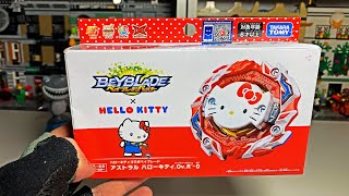 B-00 Hello Kitty от Takara Tomy / Распаковка и обзор / Бейблэйд Бёрст / Beyblade Burst