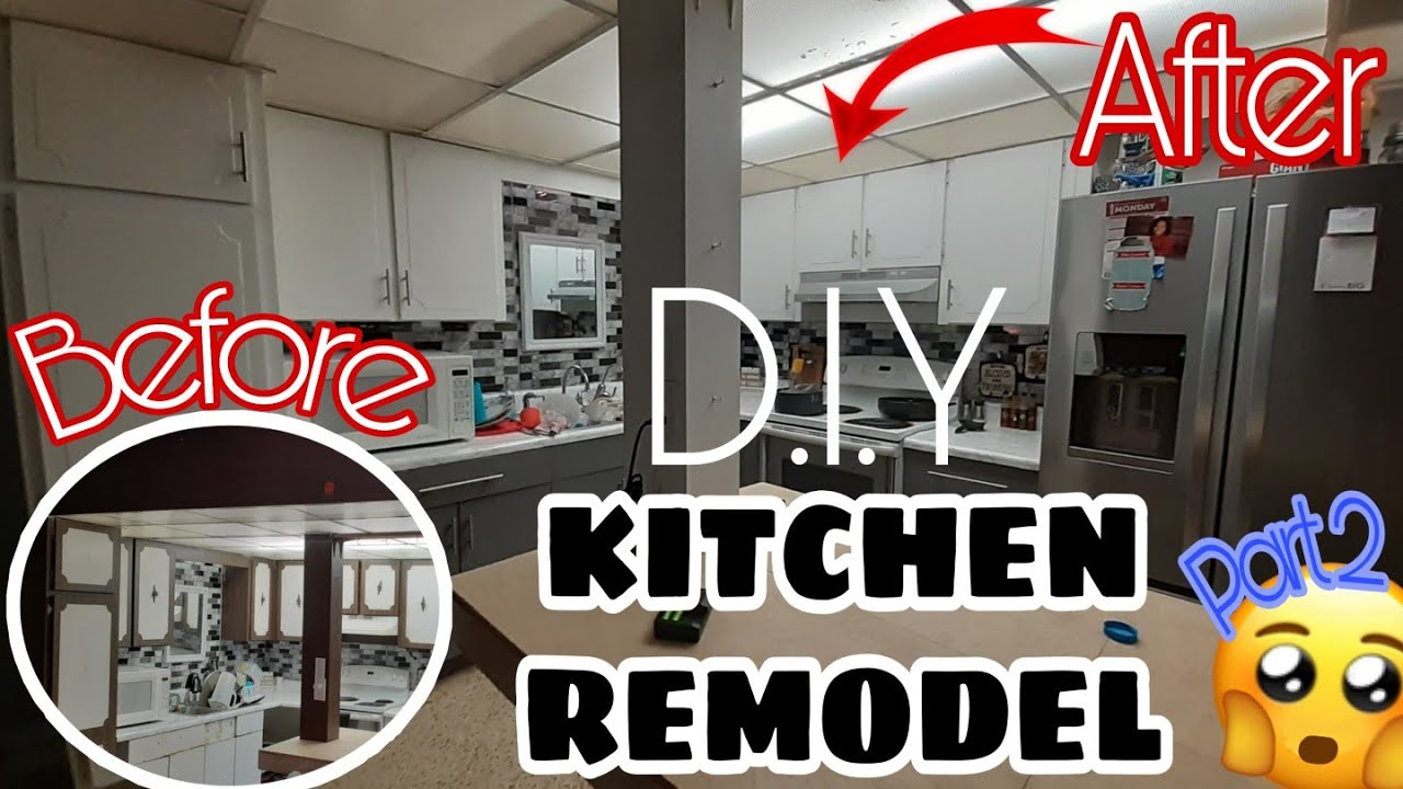 AFFORDABLE D.I.Y KITCHEN RENOVATIONS ON A BUDGET | TOP CABINETS - YouTube