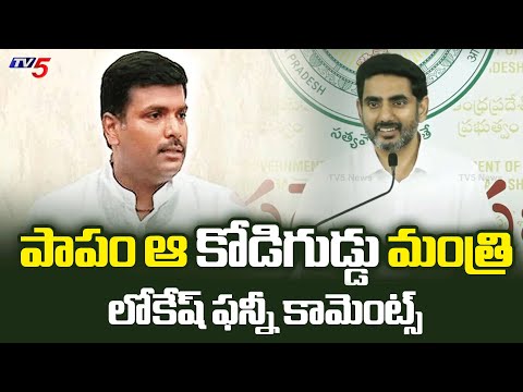 ఆ కోడిగుడ్డు మంత్రి...Minister Lokesh FUNNY Comments On YCP EX IT Ministers Amarnath | TV5 - TV5NEWS