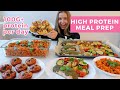 Healthy  high protein meal prep  100g protein per day
