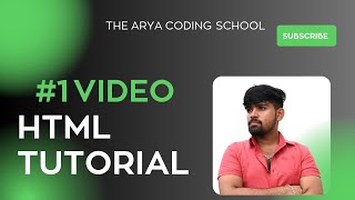 HTML Tutorial 1 video || Arya Coding School || @aryacodingschool