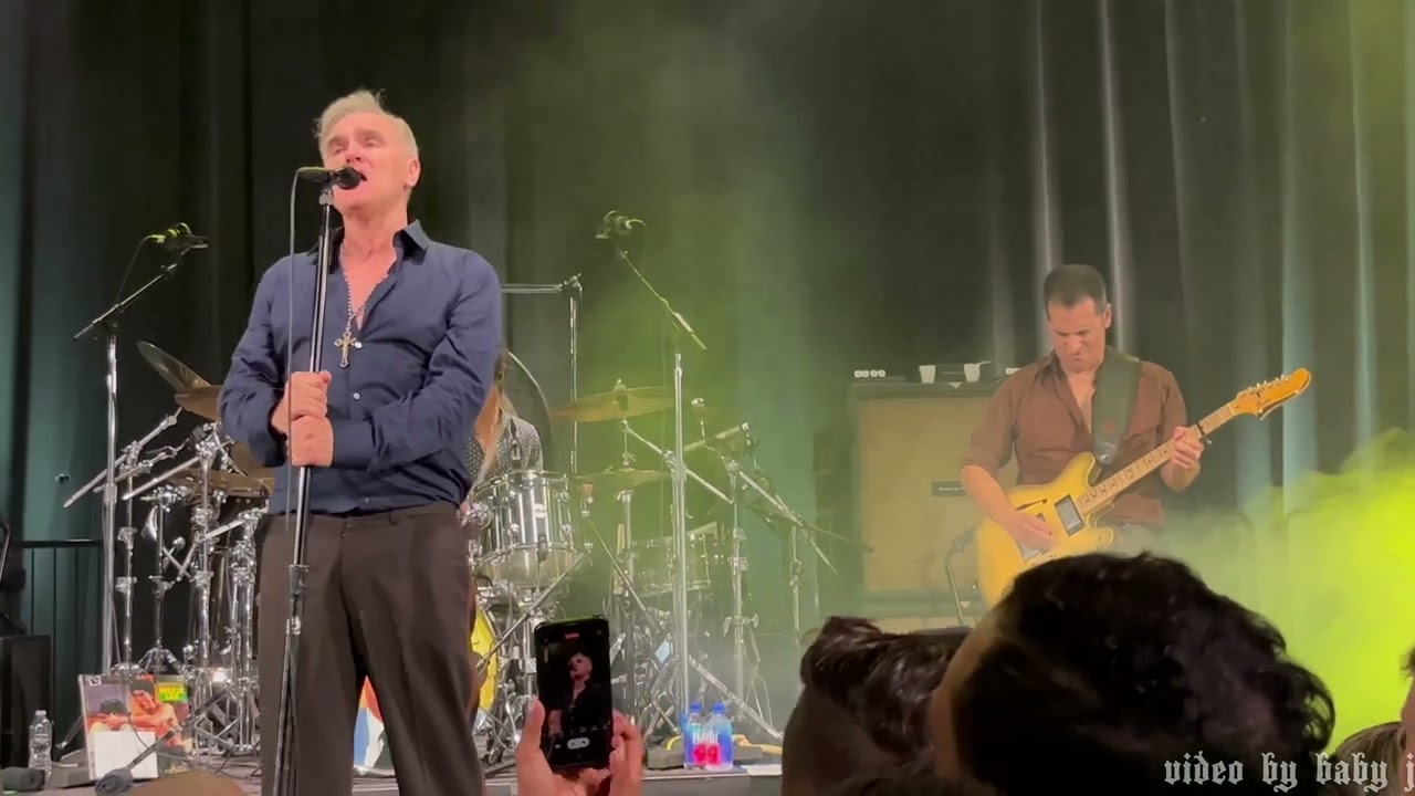 Morrissey-I AM VERONICA-Live @ Fremont Theater, San Luis Obispo, CA, May 12, 2022-Smiths-Moz
