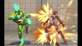 Seth plays with Elena || USF4 Ryona