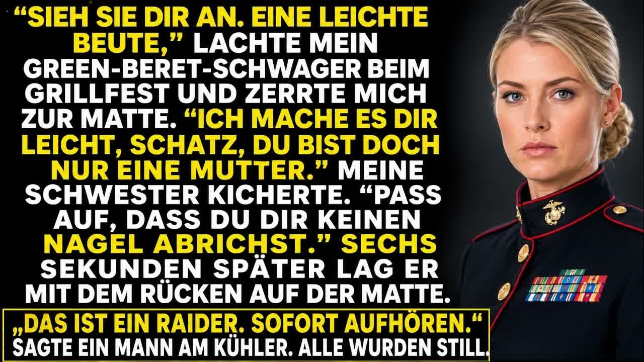 Mein Schwager, der Green Beret, hielt mich für ein leichtes Ziel – Sekunden später lag er K.o. auf der Matte.