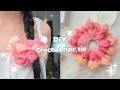 Crochet Scrunchie Tutorial – Easy &amp; Cute Hair Tie for Beginners