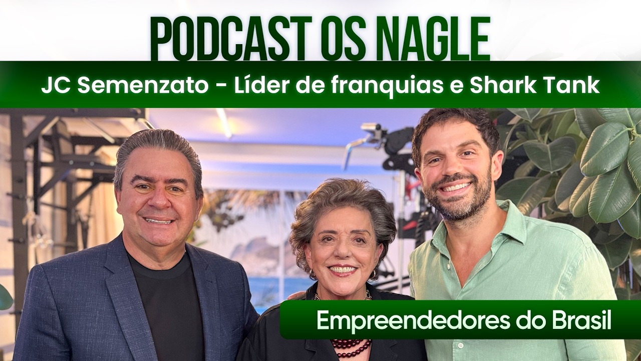 Capa do episódio: Semenzato - Líder de franquias e Shark Tank