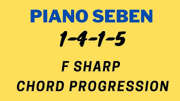 SEBEN PIANO 1 4 1 5 PROGRESSION IN F SHARP 🔥🔥(Instructor - Caleb Fadhili)